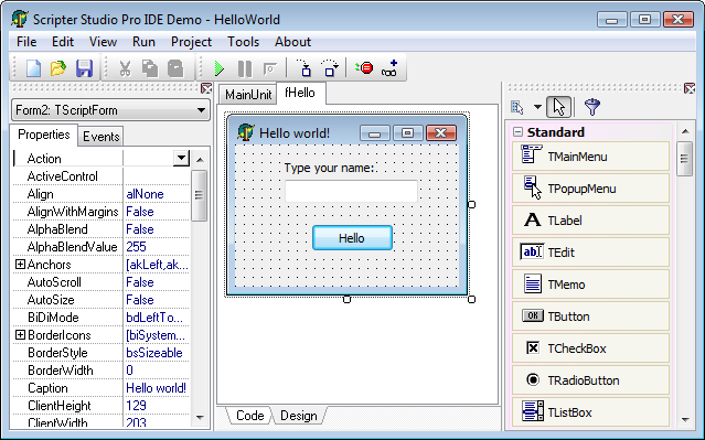 Screenshot for TMS Scripter Studio Pro 2.2.0.0
