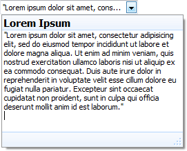 TAdvMemoDropDown