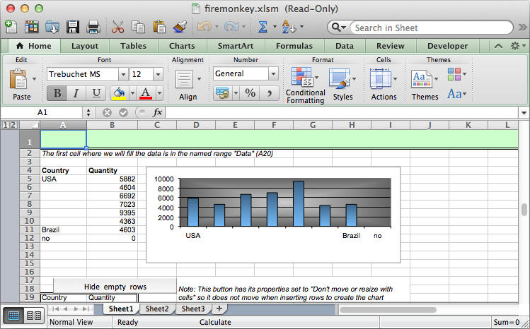 TMS FlexCel for VCL and FireMonkey screenshot