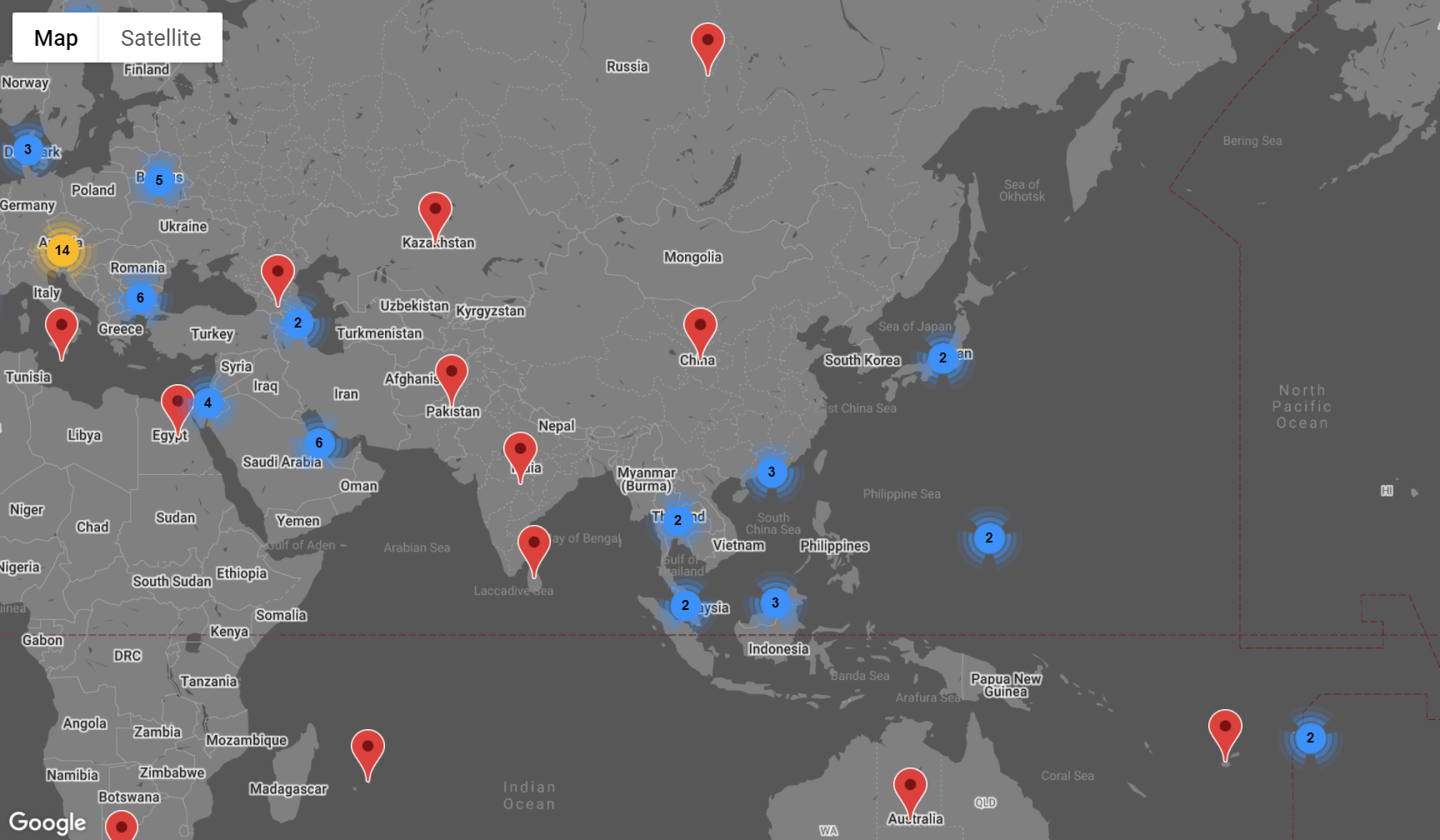 Click to Zoom Google Maps specific features like theming and marker clustering