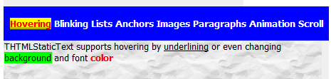 THTMLStaticText