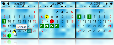 Planner Calendars and DatePickers