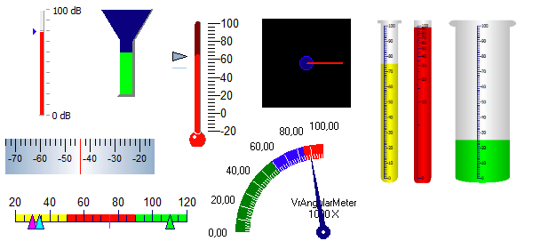 Bundle of over 80 controls for instrumentation applications