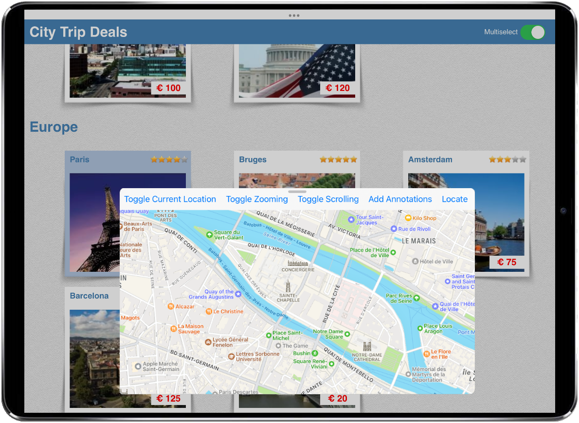 High performance native iOS UI look & feel components