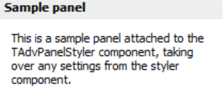 TAdvPanel