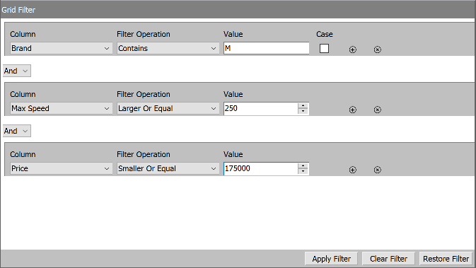 Delphi component VCL Grid