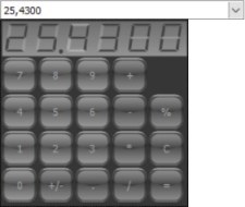 Delphi component VCL TAdvSmoothCalculator