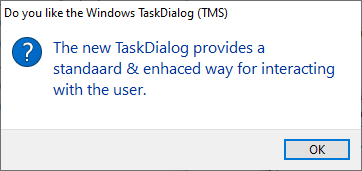 Delphi component VCL TAdvTaskDialog