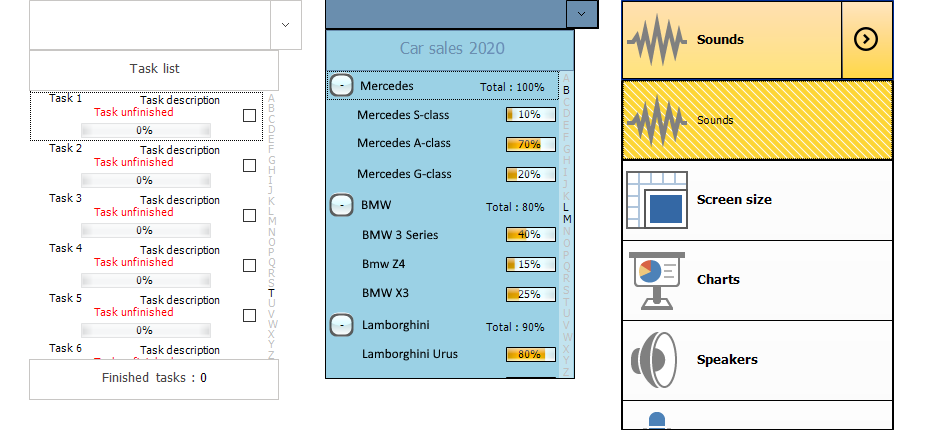 Delphi component VCL ComboBox