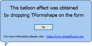 Delphi component VCL FormShape