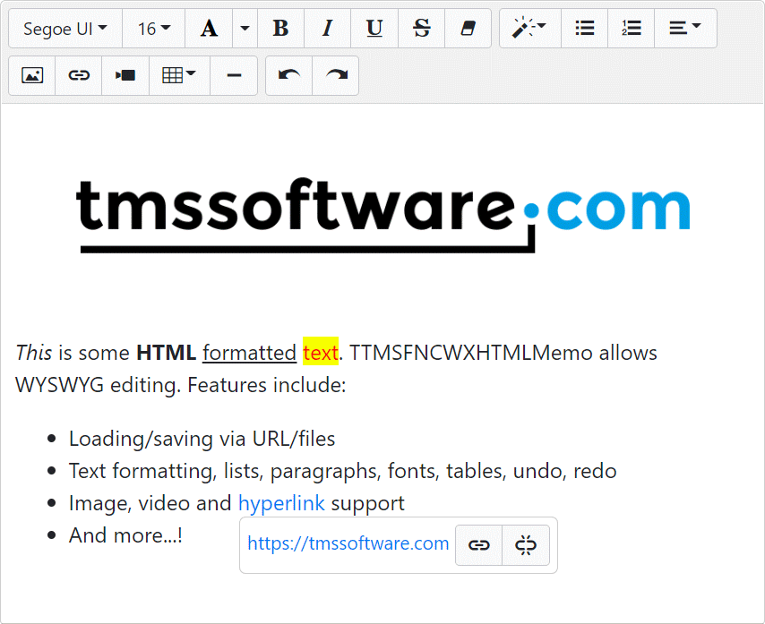 TMS Software Delphi  Components 