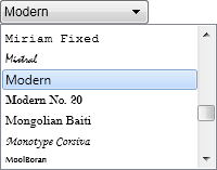 TTMSFMXFontNamePicker