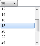 TTMSFMXFontSizePicker