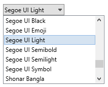 TTMSFNCFontNamePicker