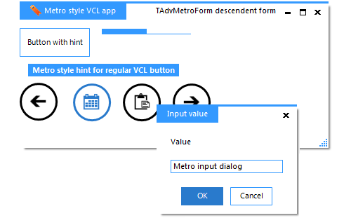 Modern Ui Metro Charts Example