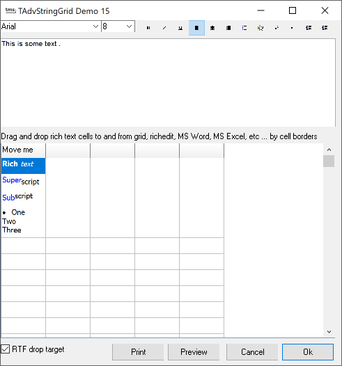 vcl grid drag and drop