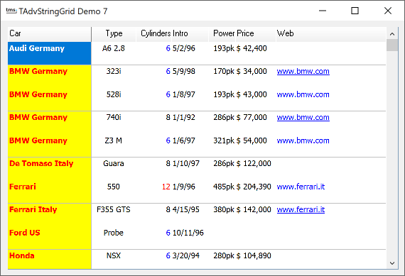 vcl grid