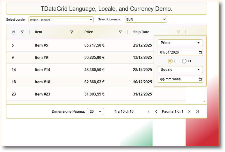 TMS Software Delphi  Components tmswebcore