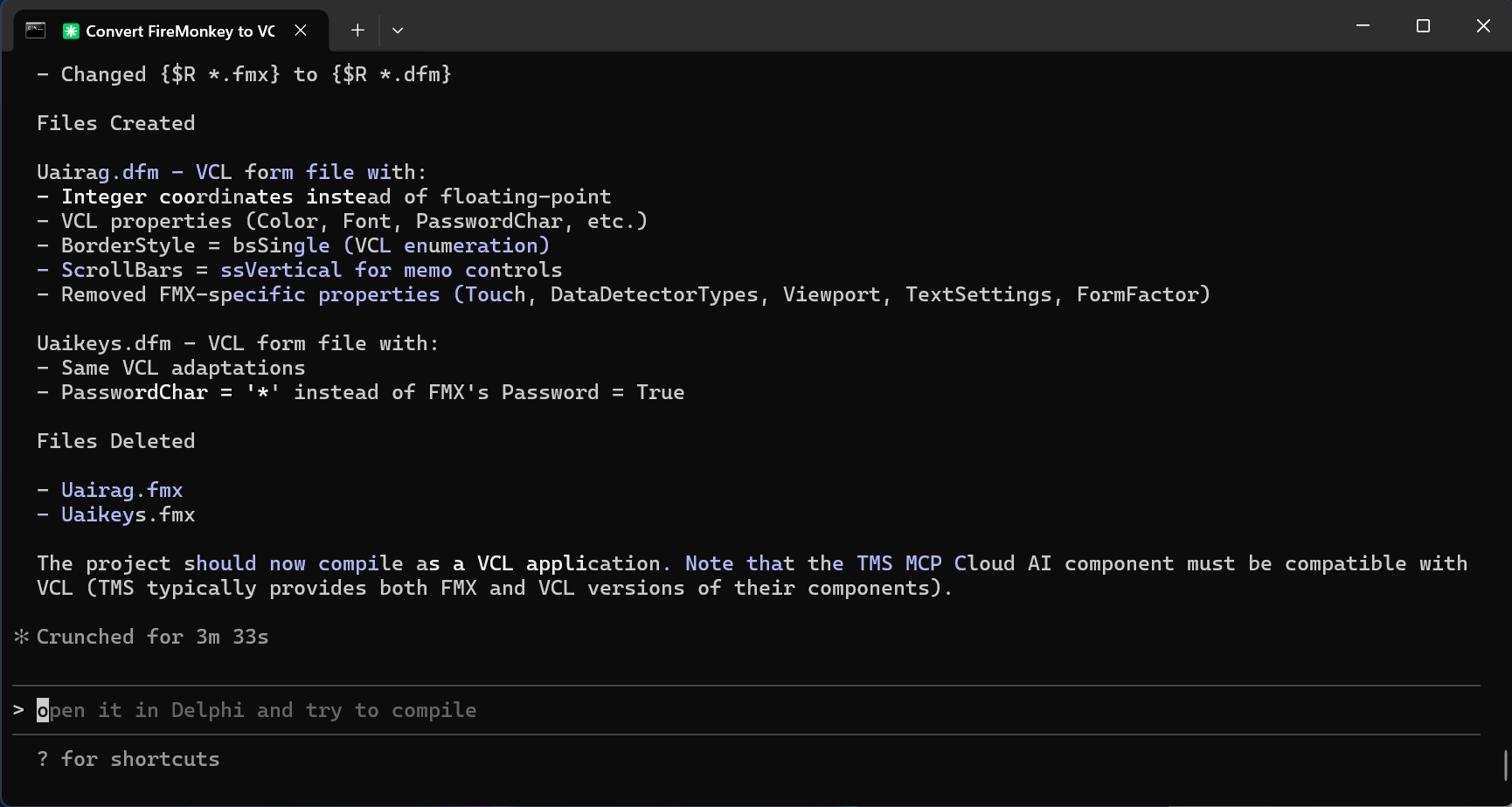 TMS Software Delphi  Components 