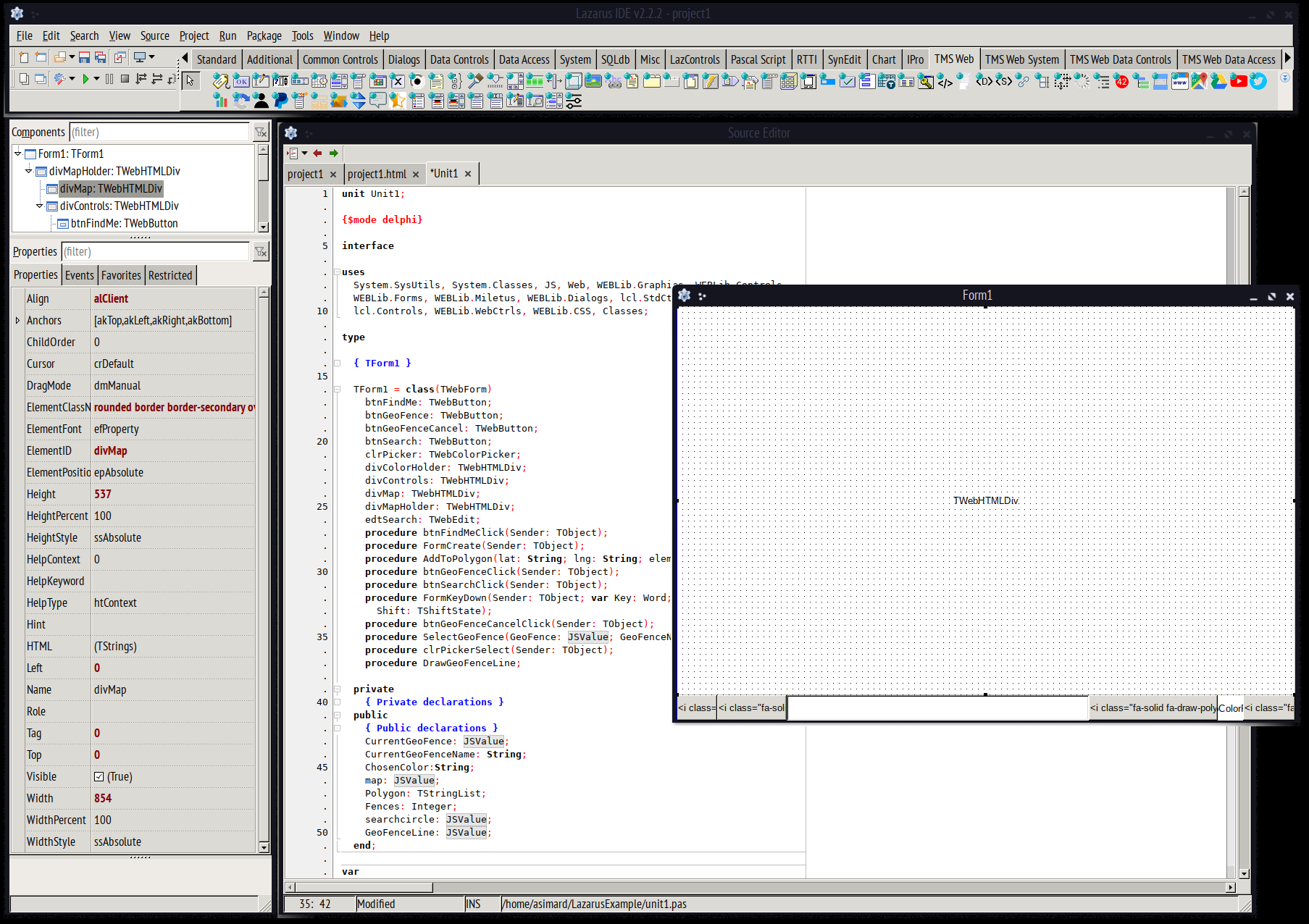 TMS Software Delphi  Components 