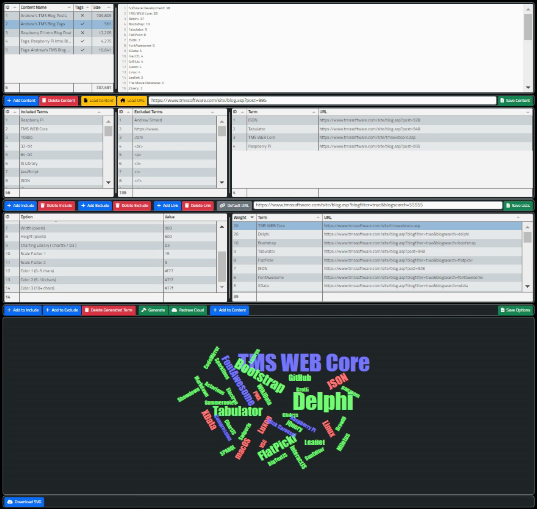 TMS Software Delphi  Components 