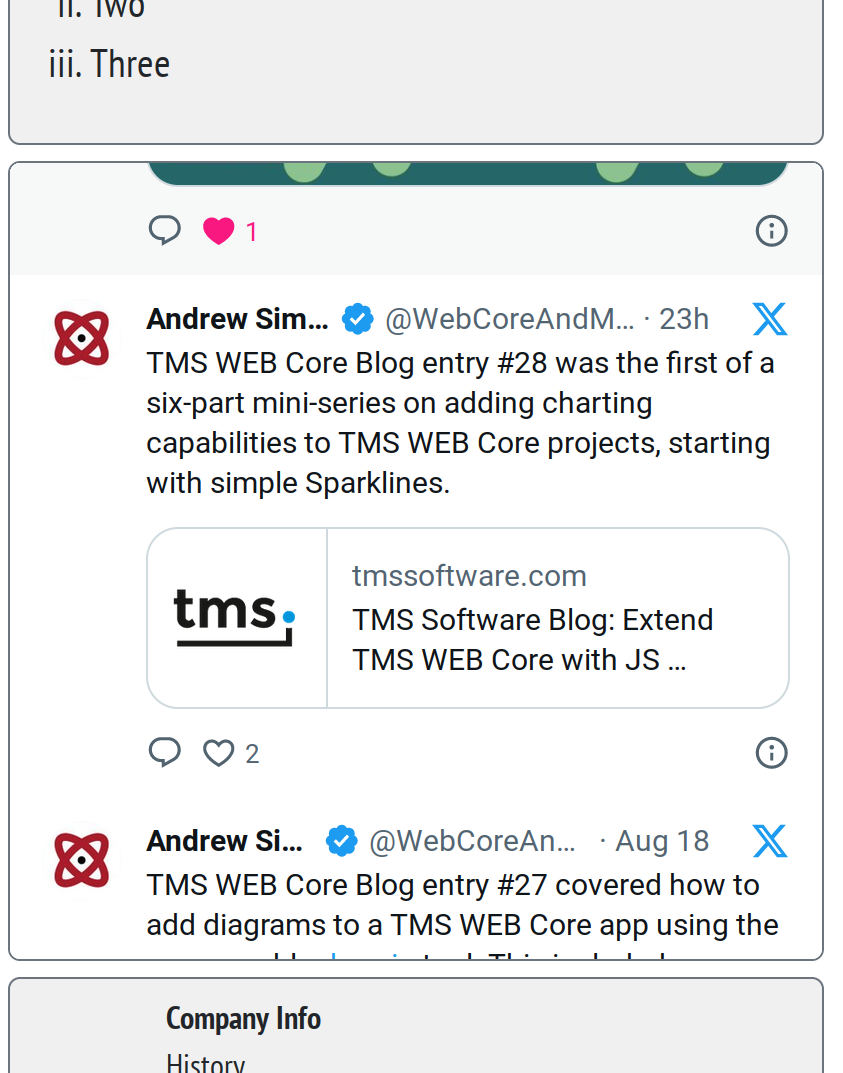 TMS Software Delphi  Components 