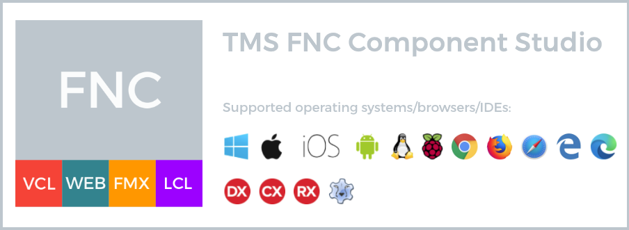 TMS Software Delphi  Components 