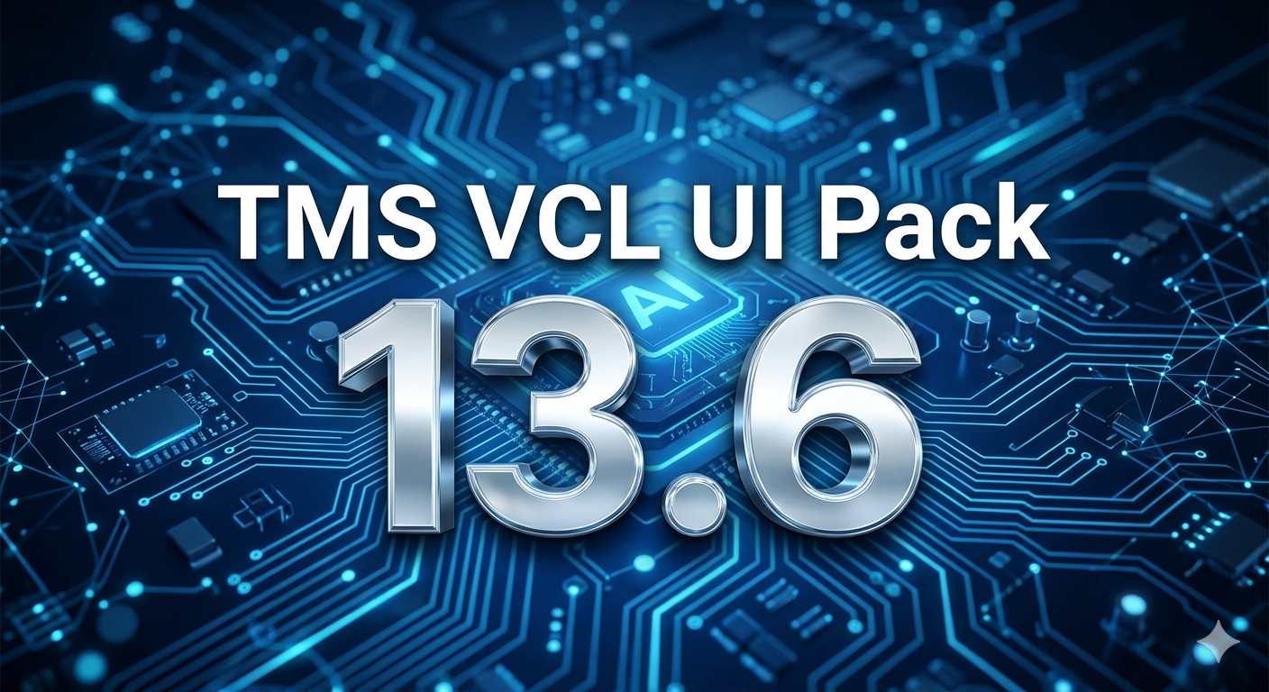 TMS Software Delphi  Components tmsvcluipack