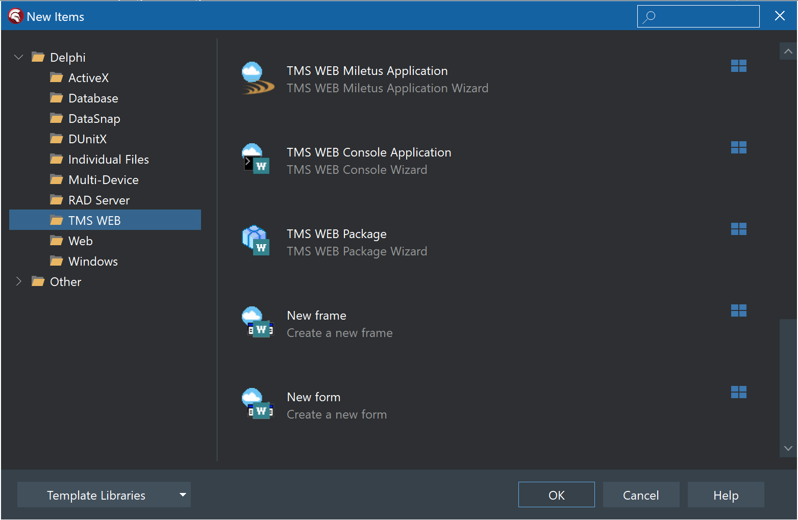 TMS Software Delphi  Components 