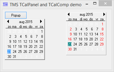 TCalPanel