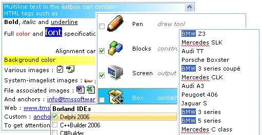 HTML Listbox