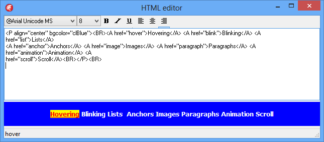 vcl html label