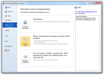 TMS Software Delphi  Components 