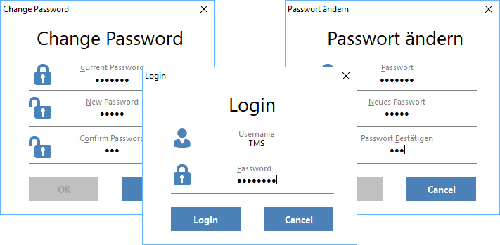 TMS VCL Security System Login