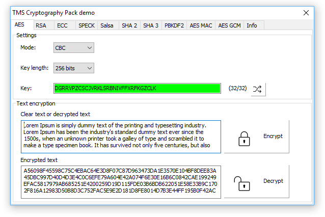 TMS Cryptography Pack VCL v4.3.2.3 Full Source for XE2- Delphi 11 Alexandria