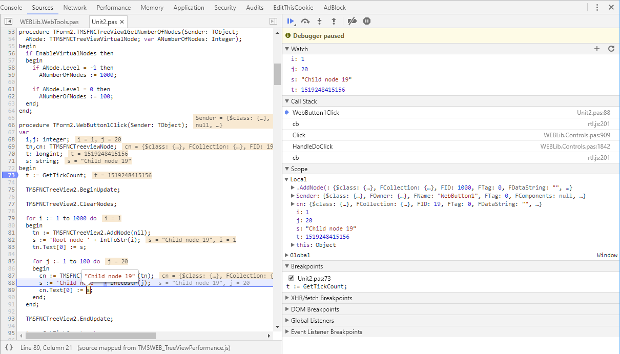 TMS Software Delphi  Components 