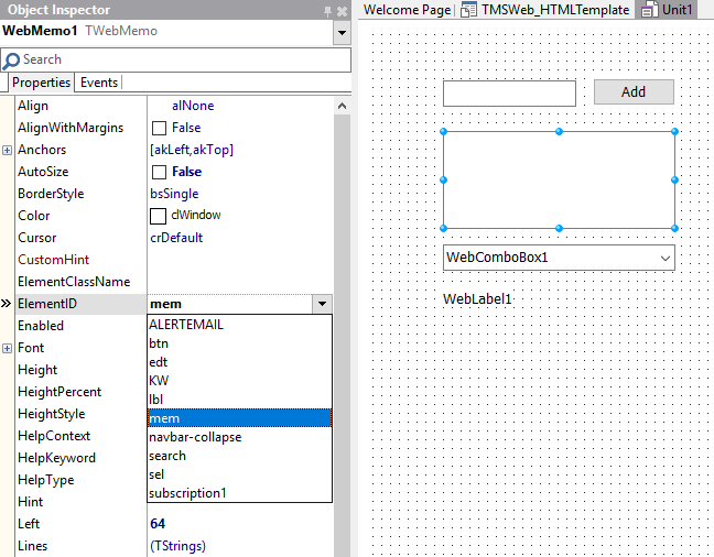 TMS Software Delphi  Components 