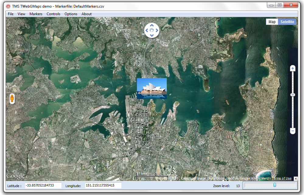 Image result for TMS VCL/FMX WebGMaps