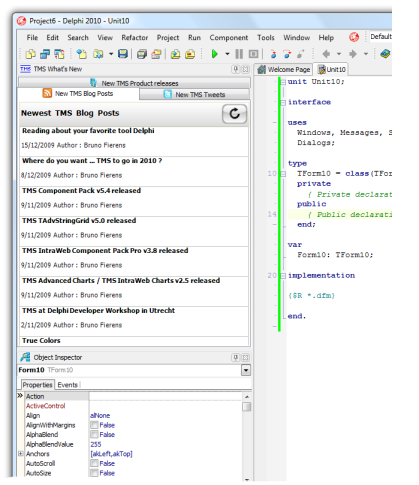 TMS Software Delphi  Components 